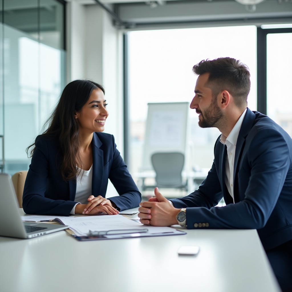 Întâlnire profesională pentru discuții despre planul de afaceri